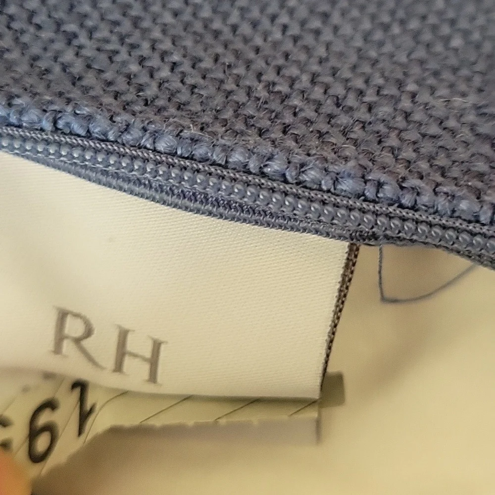 Restoration Hardware Belgian Linen Knife Edge Accent Pillow
